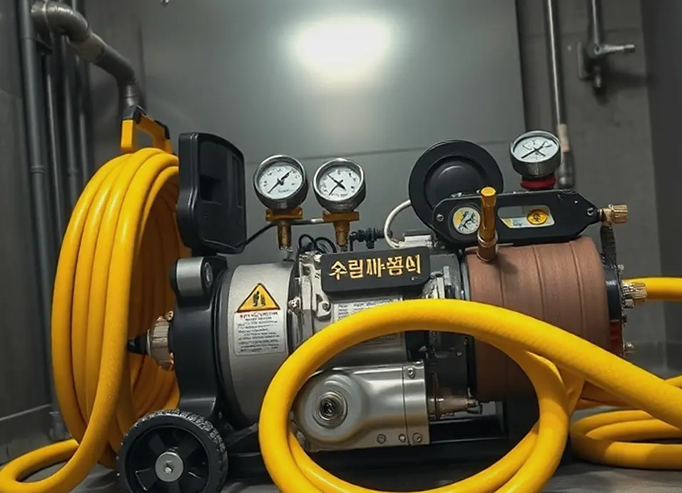 배관막힘 현장 사진 5